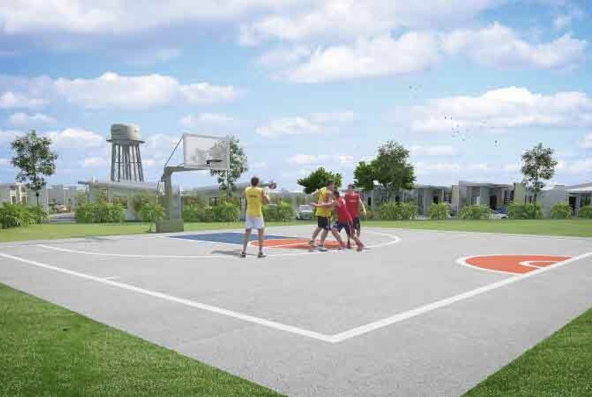 Amaia Scapes Basketball Court