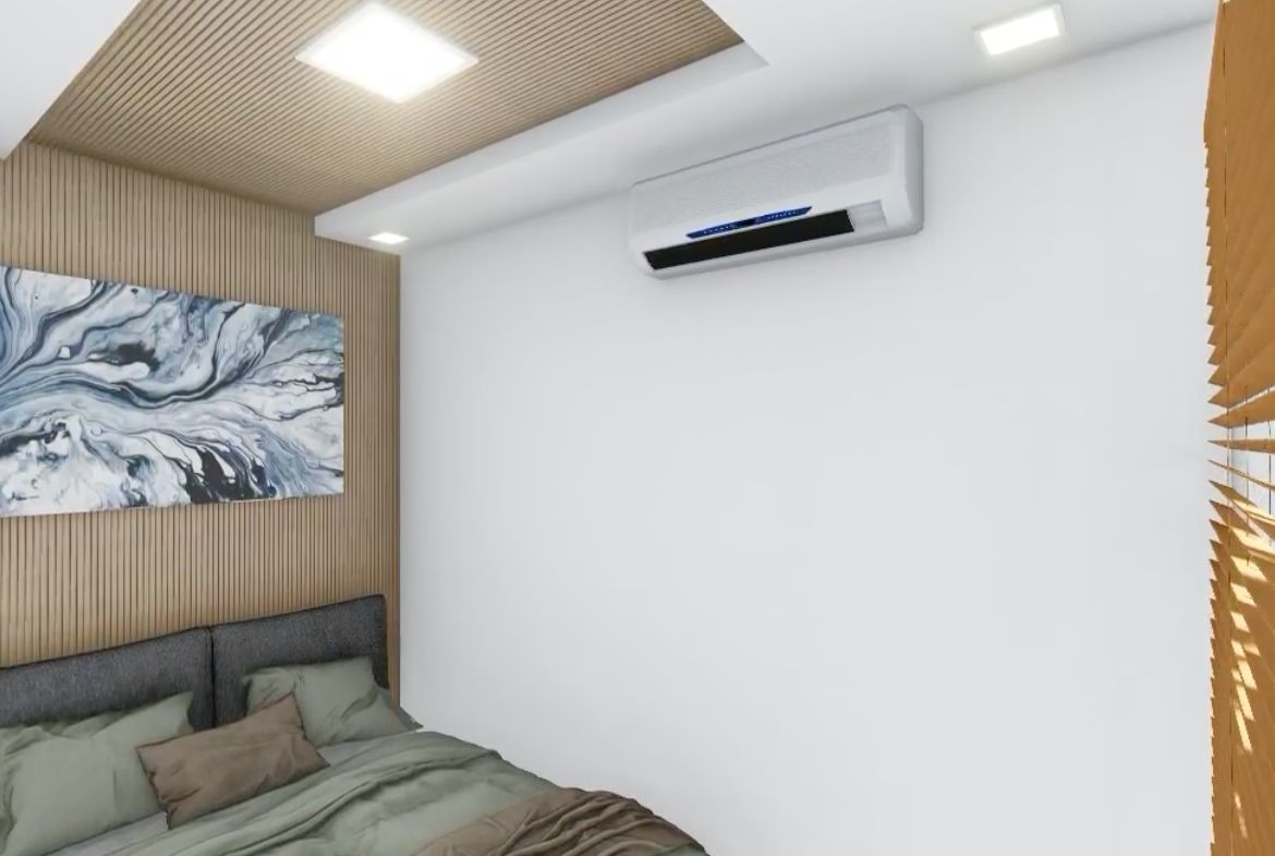 Talani Homes Model Bedroom with Aircon Mabalacat City