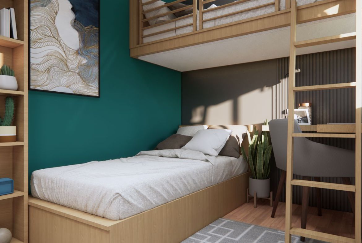 Talani Homes Model Kids Bedroom with Mabalacat City