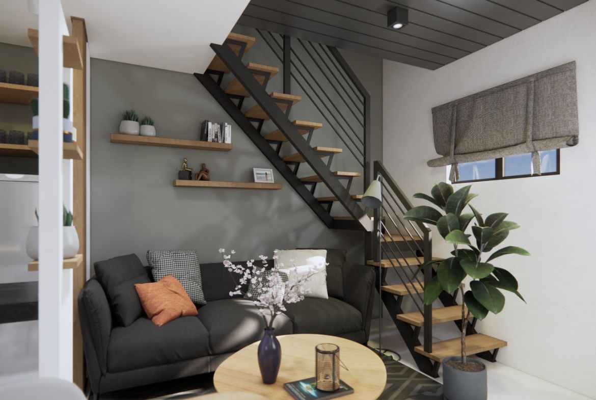 Talani Homes Model Living Room with Mabalacat City