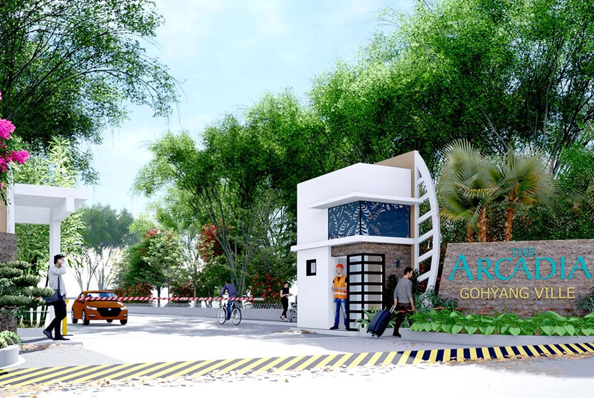 The Arcadia Porac Pampanga Gated Entrance