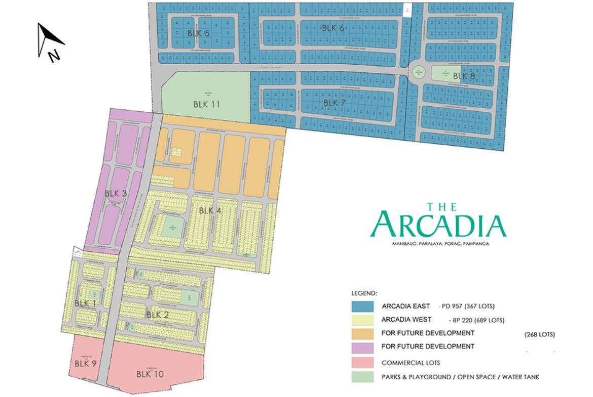 The Arcadia Porac Pampanga Kitchen Residential Map