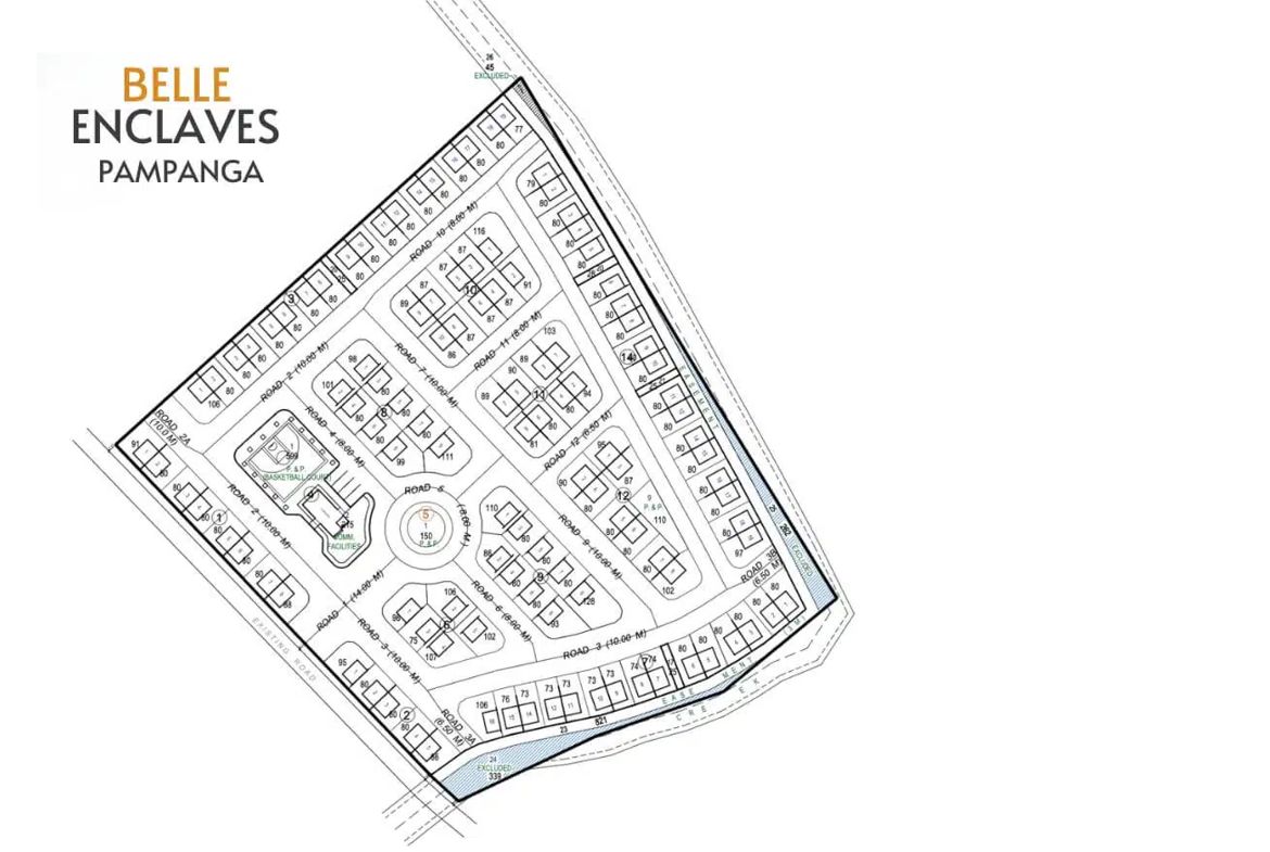 The Belle Enclaves Mexico Pampanga Site Development Plan