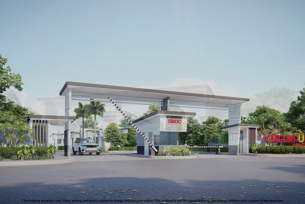 Cheerful Homes 2 Mabalacat Gated Entrance