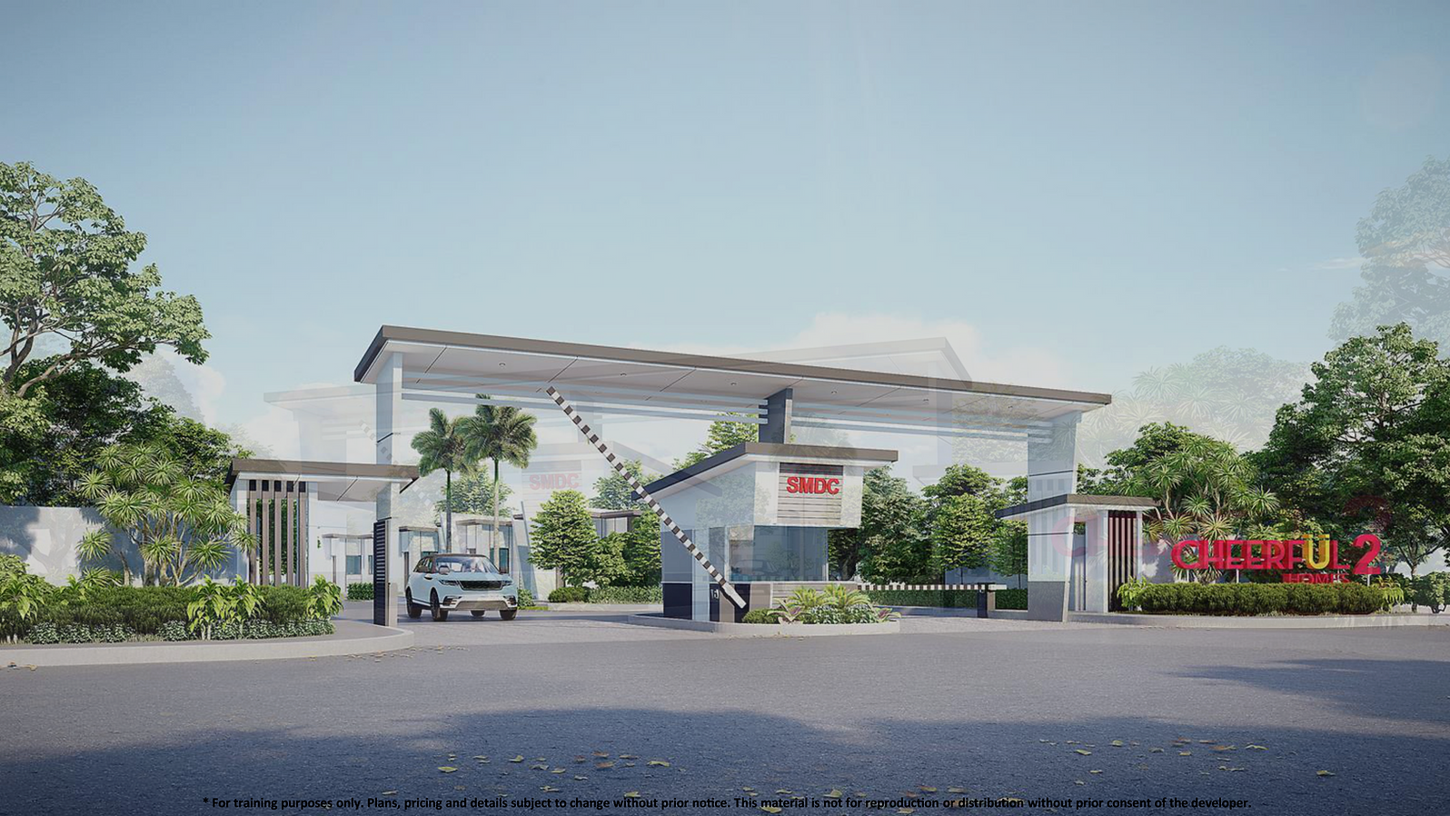 Cheerful Homes 2 Mabalacat Gated Entrance