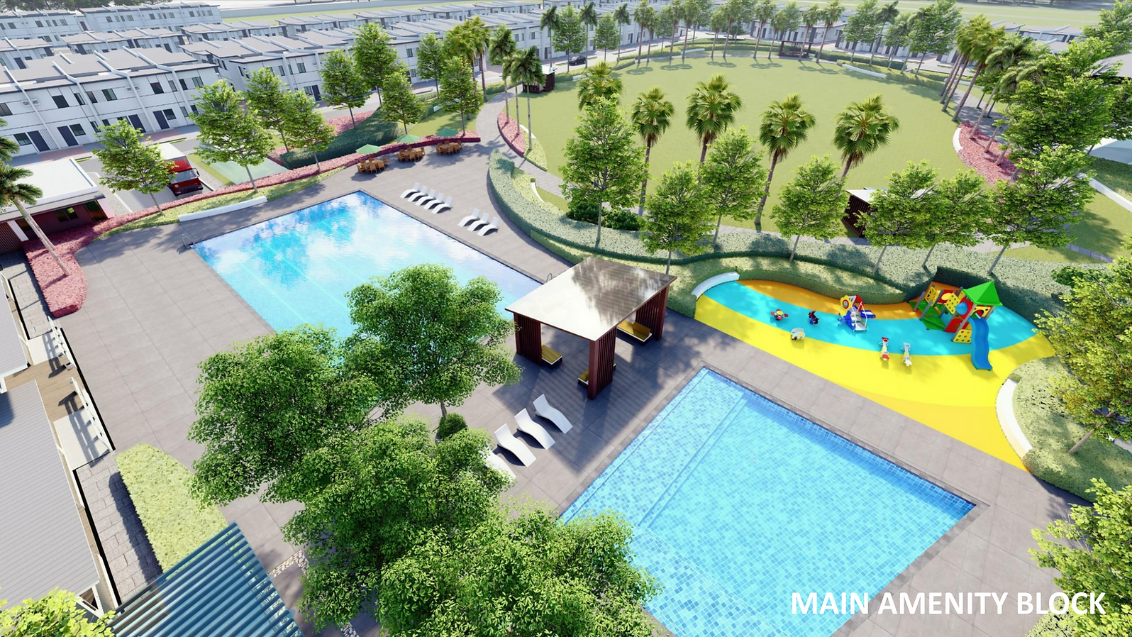 Cheerful Homes 2 Mabalacat Swimming Pool Playground Park