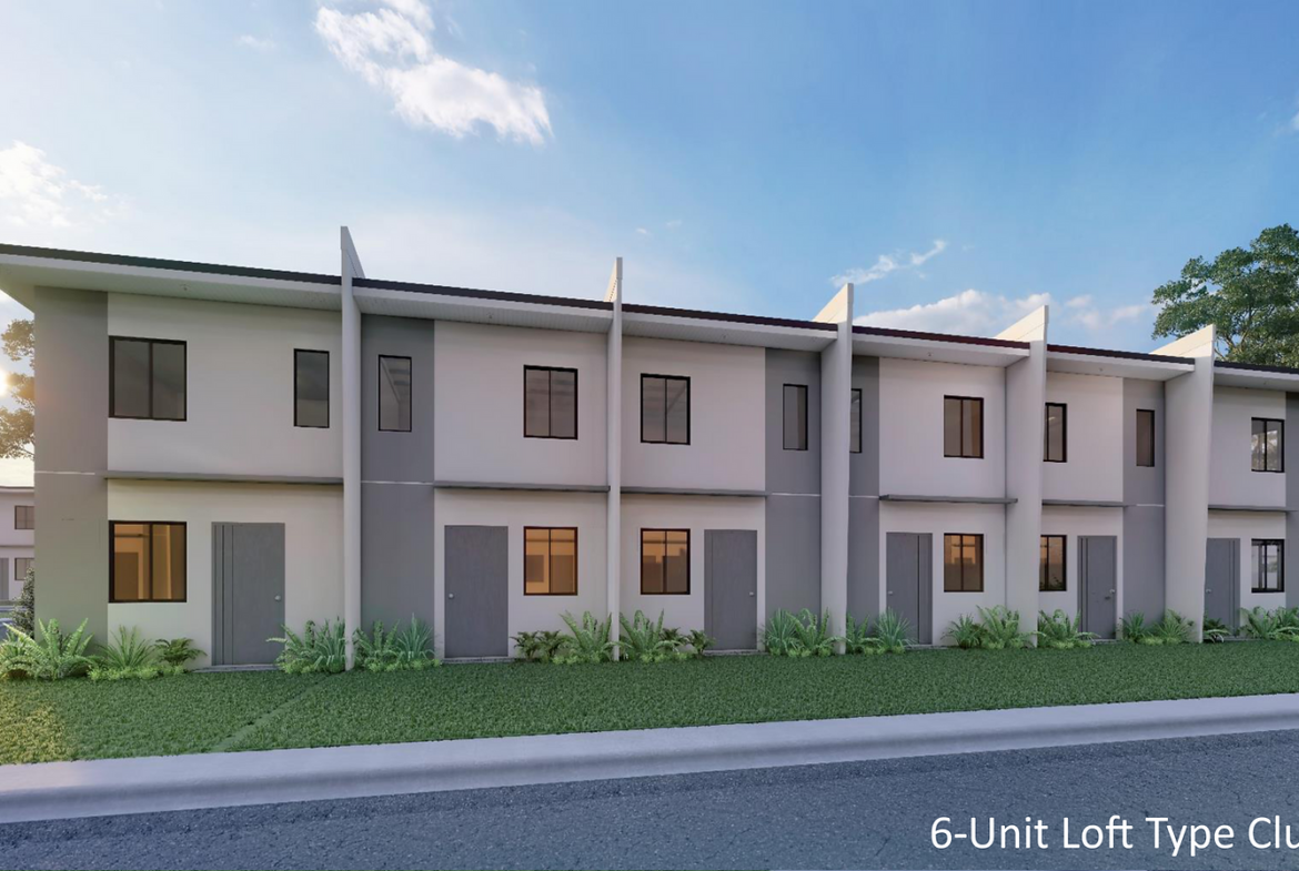 Cheerful Homes 2 Mabalacat City 6 Unit Loft Type Cluster Model House