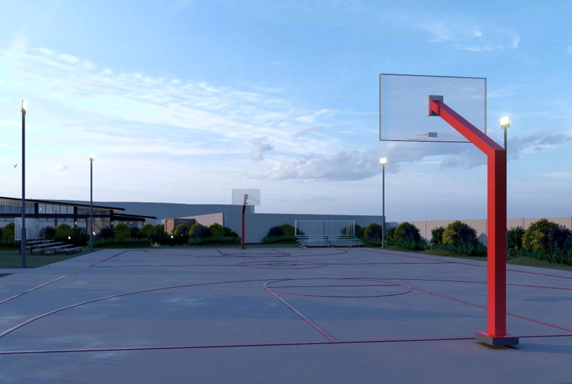 Crystal Peak Homes Basketball Court