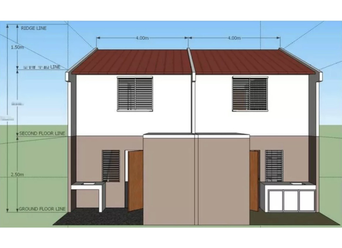 Deca Clark Townhome Back View