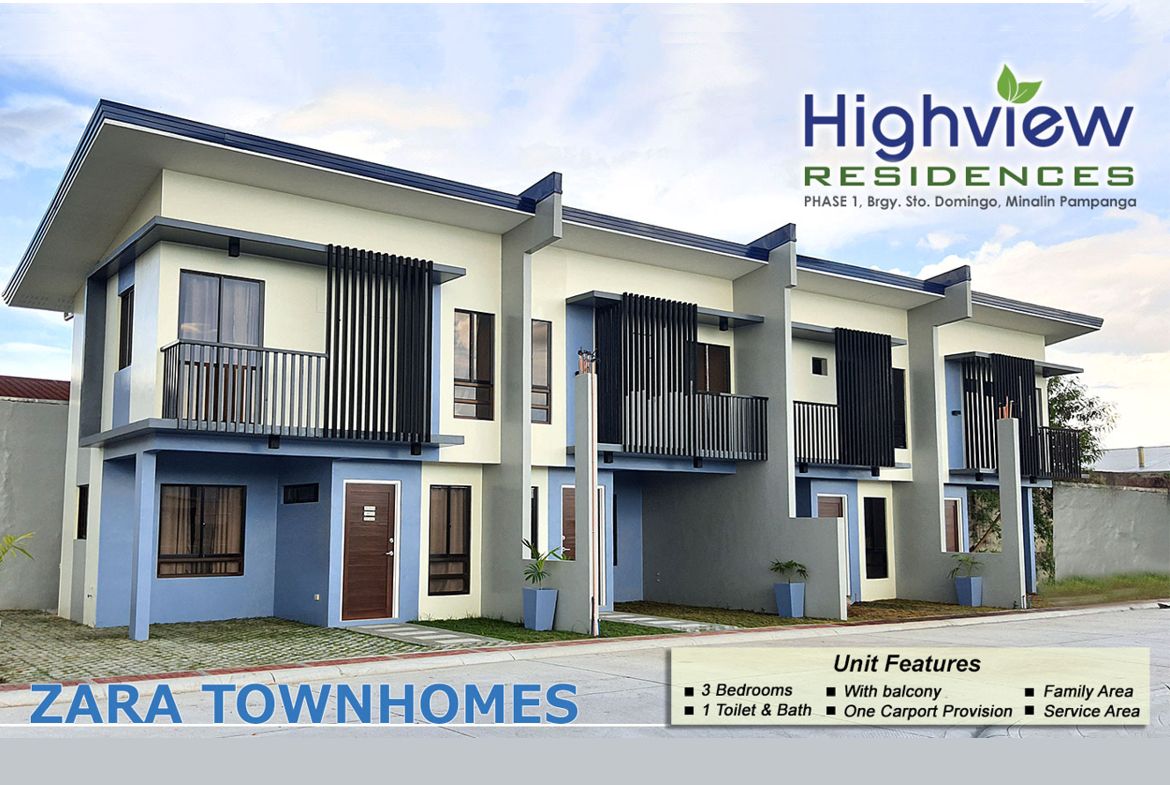Highview Residences Minalin Pampanga Town Homes Cluster Homes