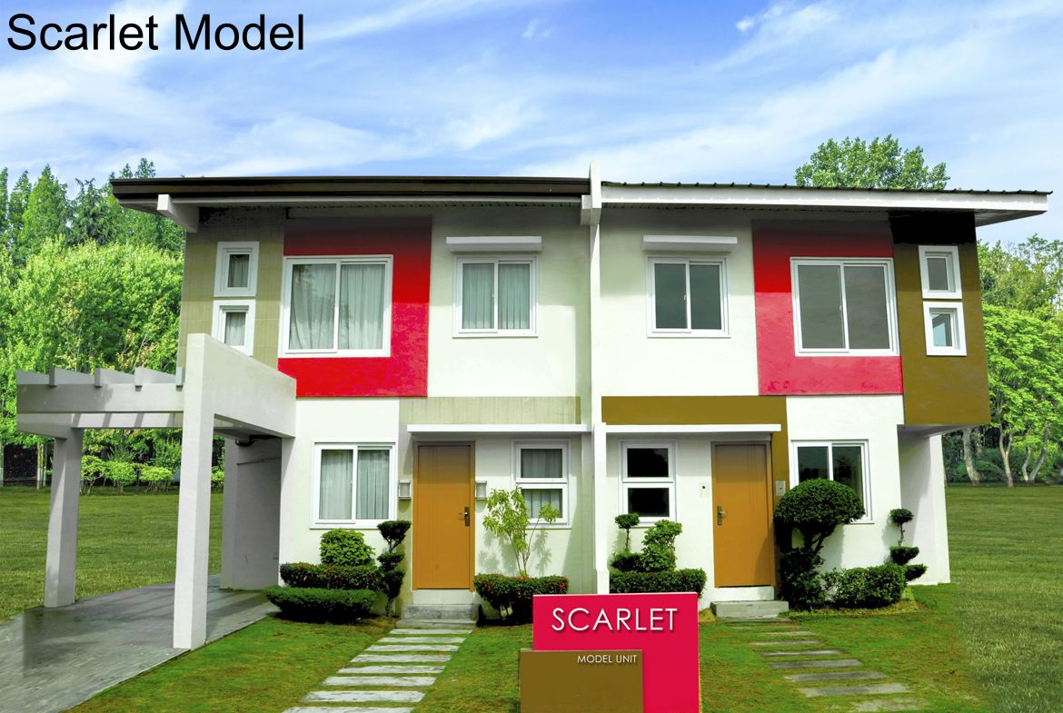 Mansfield Residences Angeles City Pampanga Scarlet Model Duplex House