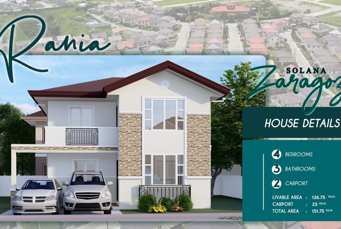 Solana Zaragoza Angeles City Pampanga Rania Model House