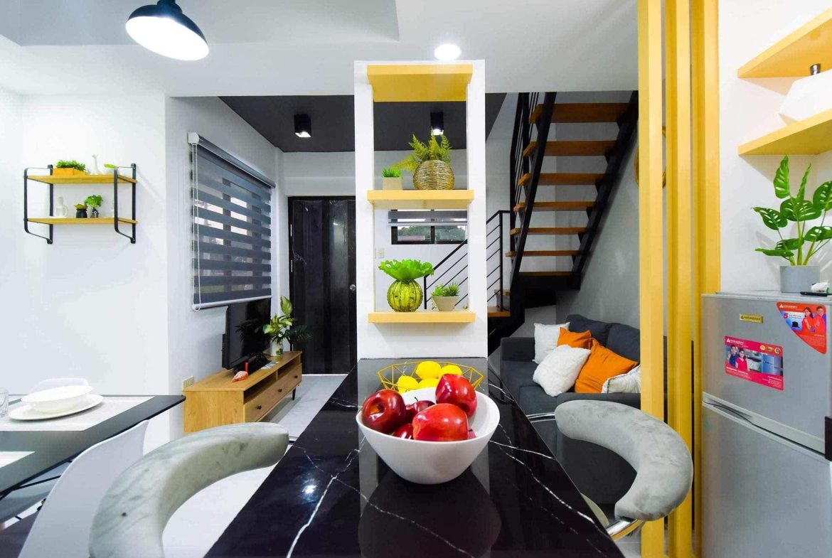 Talani Homes Model Kitchen and Living Room Mabalacat City